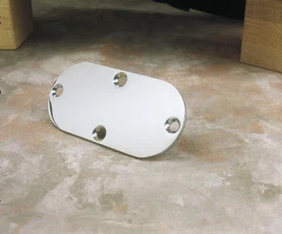 Cubierta de inspección de cadena primaria de acero Drag Specialties - Cromo motocicleta Foto 1 de 4