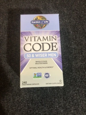 Suplemento multivitamínico Garden of Life Vitamin Code 50 & Wiser Men - 240... Foto 1 de 4