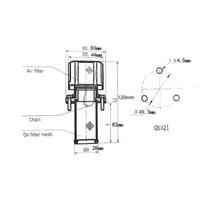 Fuel Carbon Steel Impurities Pollut Filtration Cold Intake For Car Vehicle - Image 1 of 4
