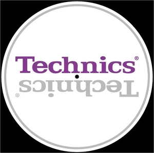 Technics 12" Inch Mirror Speed Mat Slip Mat 1 Pair (2 Slipmats) 2mm Off White - Picture 1 of 1