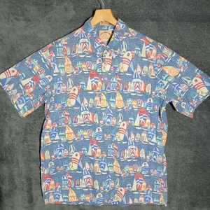 Camisa Reyn Spooner Para Hombre XXL Hawaiana Aniversario Dorado Edición Limitada Vela - Imagen 1 de 5