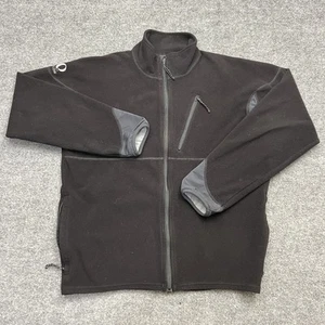 Pearl Izumi Jacket Mens Large Black Full Zip Fleece Cycling Outdoor Reflective - Picture 1 of 9