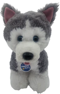 Build A Bear Promise Pets Husky Dog Plush Gray & White Stuffed 12 Inch BAB 2015 - Picture 1 of 7