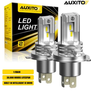 2PCS H4 LED Headlight Globes Kit H/Low Beam 20000LM Super Bright Plug & Play - Picture 1 of 10