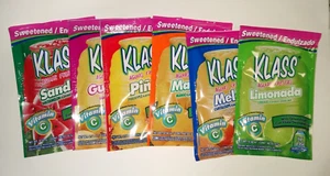 Klass Tropical Variety Pack Sweetened Aguas Frescas Drink Mix of 6 Packets - Picture 1 of 9