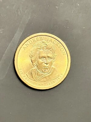 RARE 2008 ANDREW JACKSON 7TH PRESIDENT DOLLAR COIN GREAT SHAPE! - Image 1 of 2