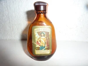 Vintage 1940's Lord Calvert Whiskey Empty Miniature Bottle Florida Tax Stamp - Picture 1 of 3