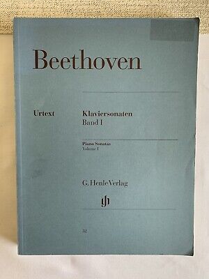 Beethoven Piano Sonatas Vol. 1 (HN 32) - Henle Verlag Urtext - 9790201800325