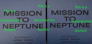 DOS 2 NUEVOS RELOJES OMEGA SWATCH SPEEDMASTER MOONSWATCH MISIÓN NEPTUNO LUNA - Imagen 1 de 2