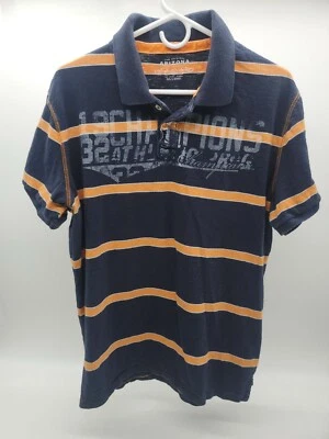 Polo Arizona Para Hombre XL Rayas Azul y Naranja .89 Foto 1 de 4