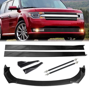 For Ford Flex 09-19 Gloss Front Lip Chin Bumper Bod Kits Side Skirt Carbon Fiber - Picture 1 of 16