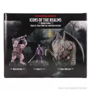D&D Icons of the Realms DEMON LORDS: GRAZ'ZT, FRAZ URB'LUU, AND KOSTCHTCHIE - Foto 1 di 1