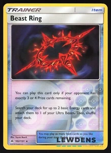 Anillo Bestia - 102/131 - Holograma Inverso Raro - Luz Prohibida - Tarjeta Pokémon - Imagen 1 de 2