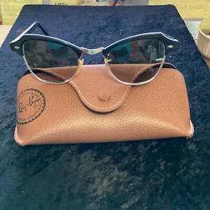 Vintage B &L Black/Gold 12KGF Sunglasses 22-46/ 5 3/4 135cm - Picture 1 of 16