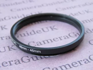 Adaptador de anillo de filtro reductor de 48 mm a 46 mm macho-hembra 48 mm-46 mm - Imagen 1 de 4