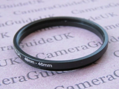 48mm to 46mm Male-Female Stepping Step Down Filter Ring Adapter 48mm-46mm  - Image 1 of 4