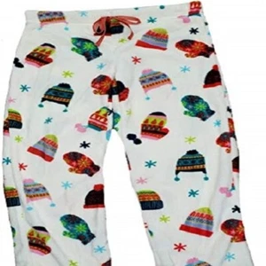 CHRISTMAS MITTENS SUPERMINKY WOMEN PAJAMAS PANTS NEW - Picture 1 of 1