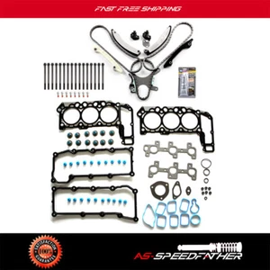 JUEGO DE PERNOS DE JUNTA DE CABEZA KIT DE CADENA DE DISTRIBUCIÓN PARA GRAND CHEROKEE DAKOTA 3,7 L 2002-2005 - Imagen 1 de 1