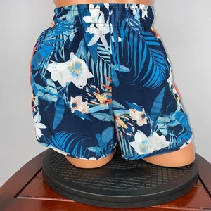 Xersion Activewear Shorts Damen S Floral Leaf Tropical Hawaiian Run Stretch OT - Bild 1 von 15