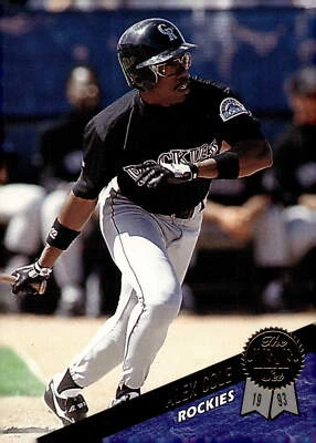 1993 Leaf #312 Alex Cole - Image 1 of 2