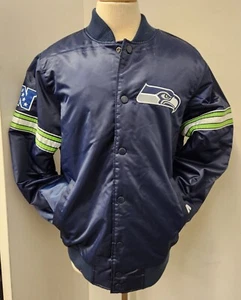 Starter NFL Pick & Roll Full-Snap Satin Jacket - Seattle Seahawks - Picture 1 of 2