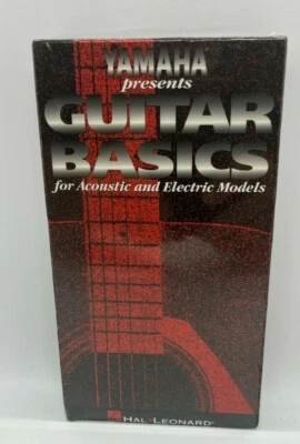 Hal Leonard Yamaha Presents Guitar Basics VHS For Acoustic & Electric Models F/S - Image 1 of 3
