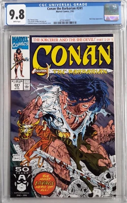 **CONAN EL BÁRBARO #241 CGC 9.8**MARVEL 1991*TODD MCFARLANE*PÁGINAS BLANCAS*#9002 Foto 1 de 3