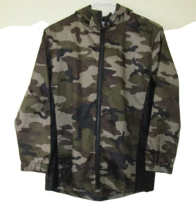 i5~Teens~Hooded Jacket Size 16/18L~Camouflage Outerwear Lightweight~Zip-Up~N/N/T - Picture 1 of 5
