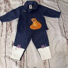 VTG 90's Y2K DISNEY BEAR IN THE BIG BLUE HOUSE Outfit Sweat Suit Shirt Pants 3T