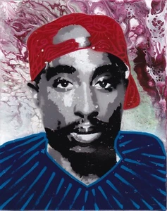 Tupac Shakur Original Art - Picture 1 of 1