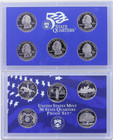 1999-S Proof State Quarter Set Gem DCAM No Box or COA 5 Coins CN-Clad US Mint