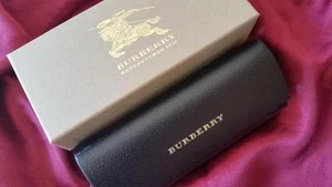 Authentic Burberry Eyeglass/Sunglasses Case..black...hard cover...Large - Picture 1 of 1