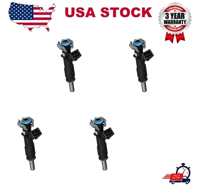 4x FJ1153 Fuel Injectors for Chevrolet Cruze 1.8L 2010 2011 2012 2013 2014 2015 - Изображение 1 из 4