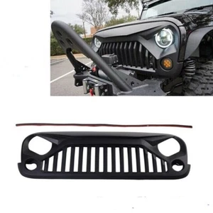 PARRILLA JEEP WRANGLER 2007-2017 JK/JKU US GRILL ANGRY BIRD II NEGRO BRILLANTE - Imagen 1 de 3
