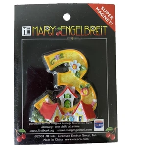 Maria Engelbreit Super Magnet Nummer Drei (3) Neu in versiegelter Verpackung - Bild 1 von 1