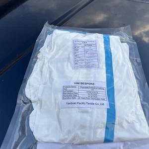 Protective Coverall - Hooded, Taped Seams, Elastic Wrists/Ankles/Face, Size 170 - Picture 1 of 4