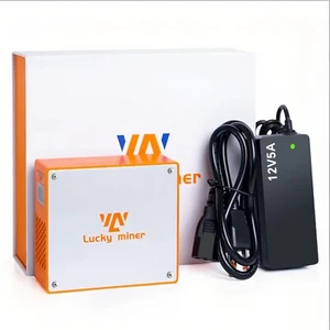 Lucky Miner LG07 Dogecoin Doge Miner 11MH/S WIFI Solo Mining Lotto Device PSU - Picture 1 of 9