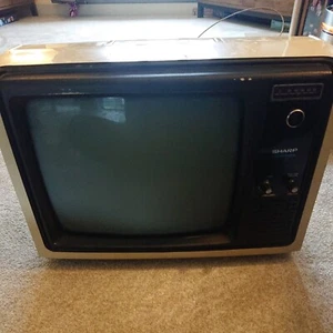 Sharp 14P-25HA 12 inch TV Solid State Receiver Vintage Television - Picture 1 of 3
