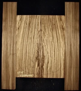 Guitar Luthier Tonewood ZEBRAWOOD Acoustic backs sides SET - Picture 1 of 1