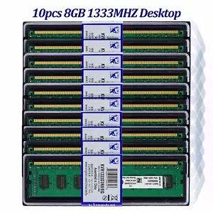 Kingston DDR3 8GB 1333MHz PC3-10600 240PIN Desktop DIMM Memory RAM 2Rx8 1.5V Lot - Picture 1 of 7