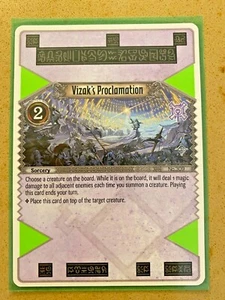 1x Vizak’s Proclamation EOJ SET3 #309 PS3 Eye Of Judgment English NM/Unplay R - Picture 1 of 2