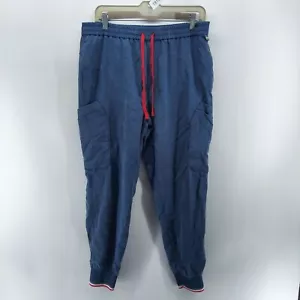 Mediclo Scrub joggers Pants Women size medium blue Sustainable Scrubs - Picture 1 of 10