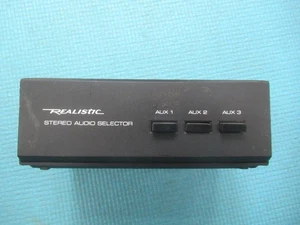 Selector de audio estéreo realista Radio Shack Cat Nº 42-2110 DE COLECCIÓN - Imagen 1 de 8