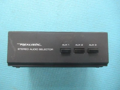 VINTAGE Radio Shack Realistic Stereo Audio Selector Cat No 42-2110  - Image 1 of 4
