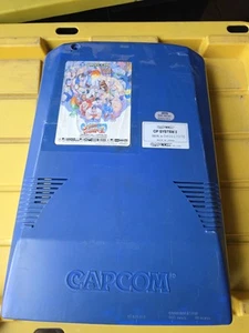Super Street Fighter II Nuevo Challengers CPS2 Capcom NA Azul B Tablero Carcasa Solo - Imagen 1 de 3