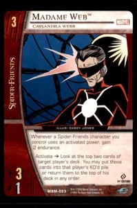 2004 U.D. VS System Web of Spider-Man 1st Edition Madame Web #MSM-003 - Picture 1 of 2