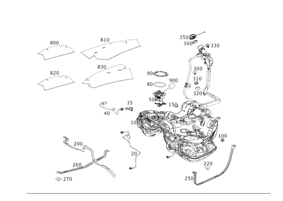 Genuine Mercedes-Benz Fuel Delivery Module 222-470-00-94 - Image 1 of 1