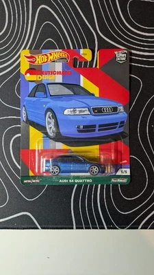 Hot Wheels deutschland design audi s4 blue - Immagine 1 di 2