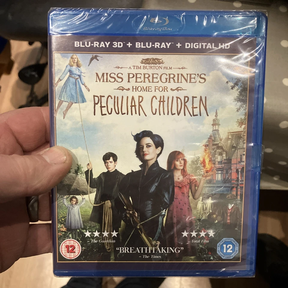 MISS PEREGRINE'S HOME FOR PECULIAR CHILDREN 3D+BLU-RAY NEW SEALED REGION B - Image 1 of 1