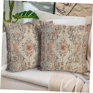Boho Throw Pillow Covers 18x18 inch Set of 18" x 18" (Pack of 2) Boho-5 - Picture 1 of 7